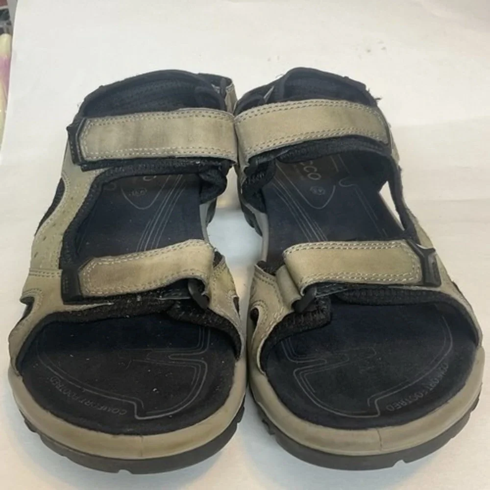 Ecco Offroad Yucatan Beige Strappy OpenToe Hiking Sandals Men 43/US9-9.5 China